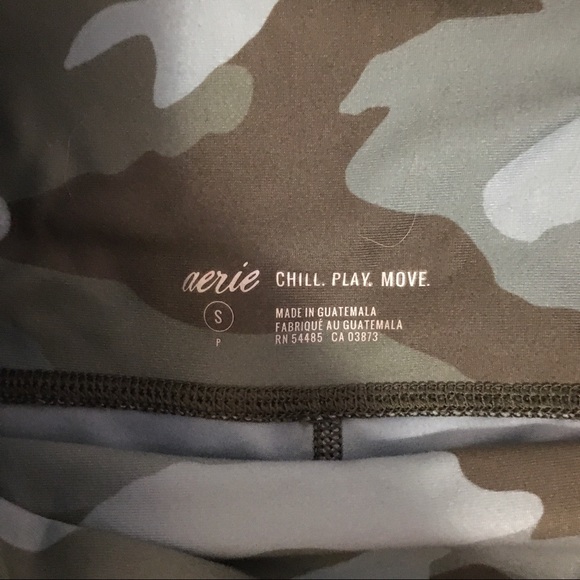 Aerie Camo Biker Shorts - Picture 2 of 3